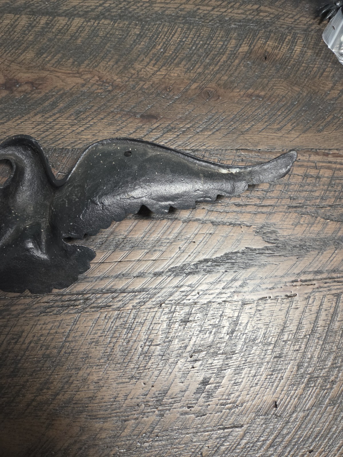 Vintage American Eagle Spread Wings Cast Aluminum Outdoor Wall Hanging Deco 18″