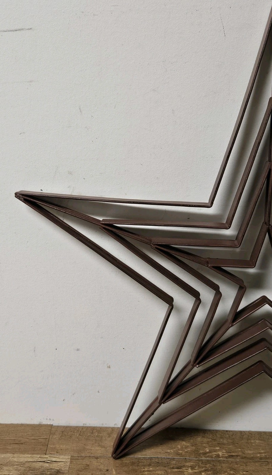5 Point Star Metal Art Wall Decor 18″ x 17″