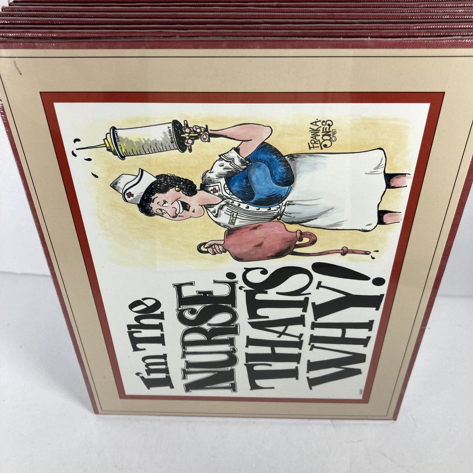 Frank A. Jones Parody Print Lot Of 17 (duplicates In Lot)