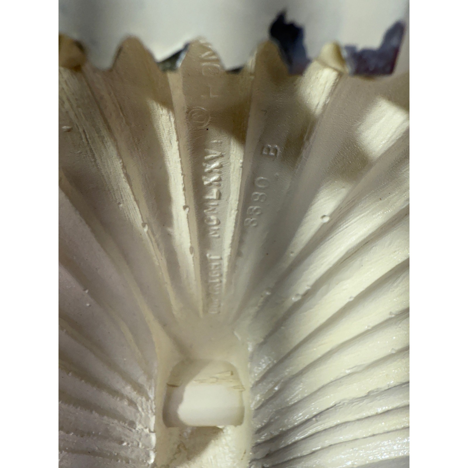 Vintage Homco Seashell Wall Plaques Set of 5 Cream Off White Coastal Decor 1975