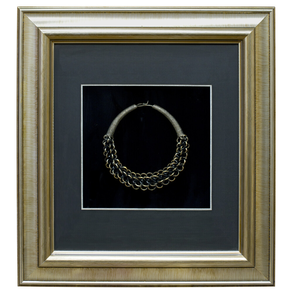 US Seller – Miao Chinese Jewelry Chain Necklace Shadow Box