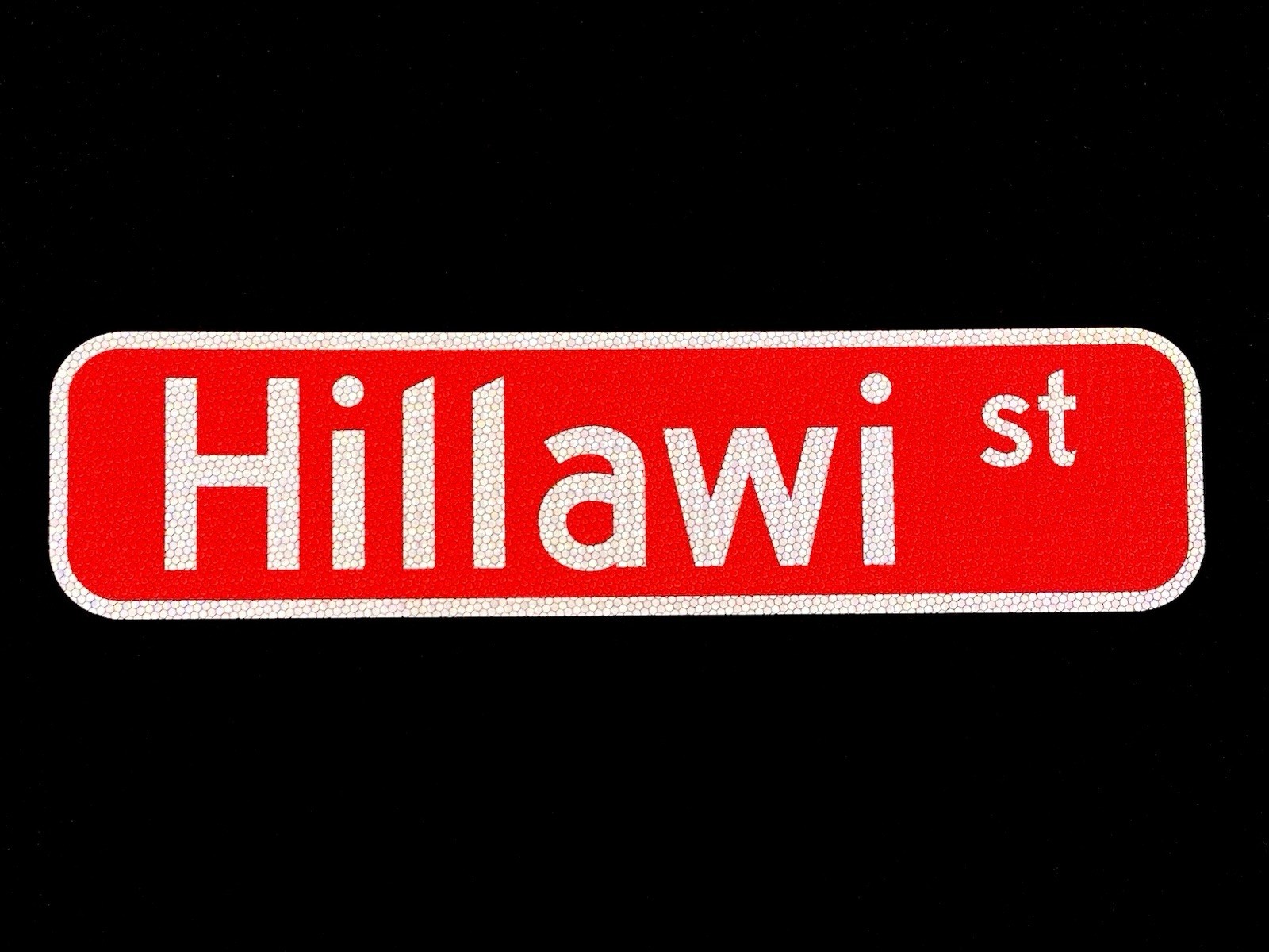 CUSTOM STREET NAME SIGN (Single/Double Sided) 24″x6″ 3M HIP Reflective Aluminum