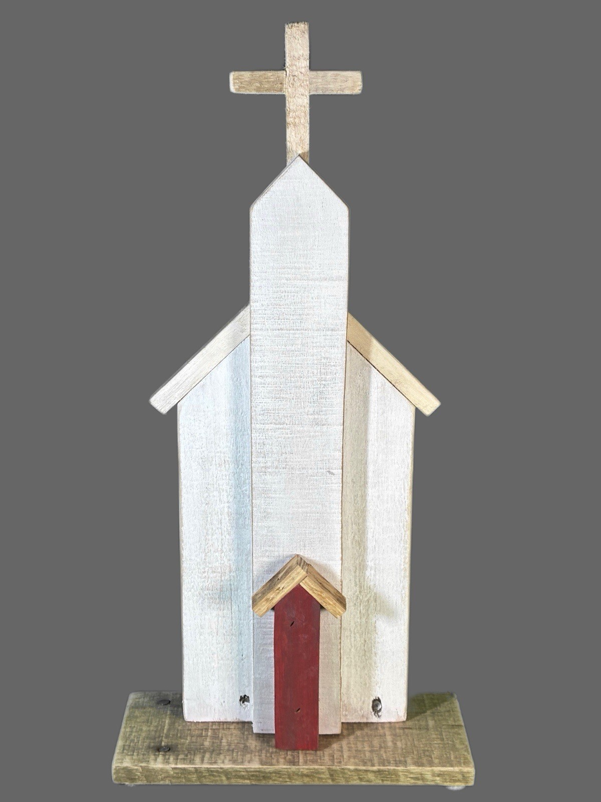Pallet Wood Country Church | Made In The USA (By Me!) | Reclaimed Wood