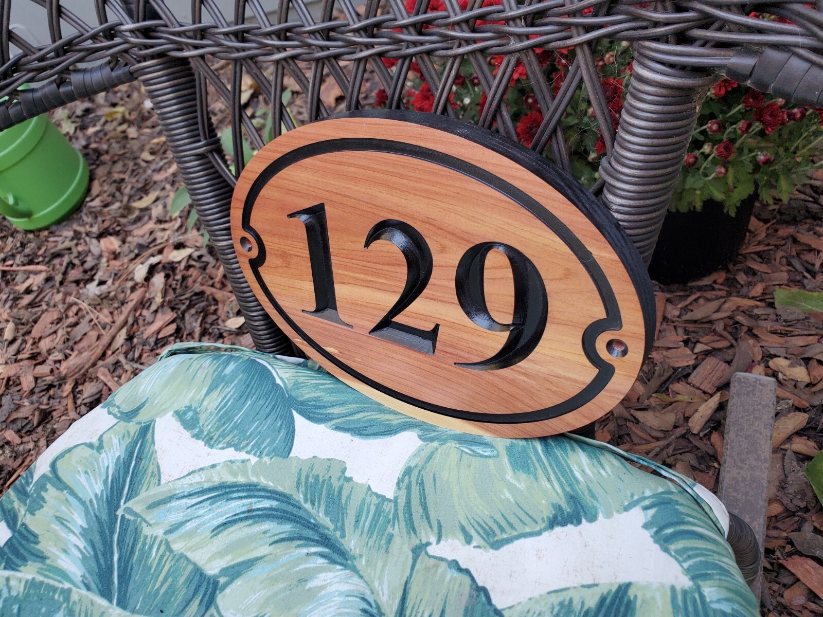 Custom House Sign Street Address Number Plaque Outdoor Wood Personalized Home