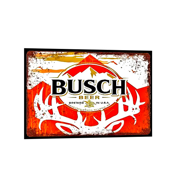 Show Me Your Busch Beer Sign Sticker Man Cave Pub Vintage Funny Retro 4 Sizes