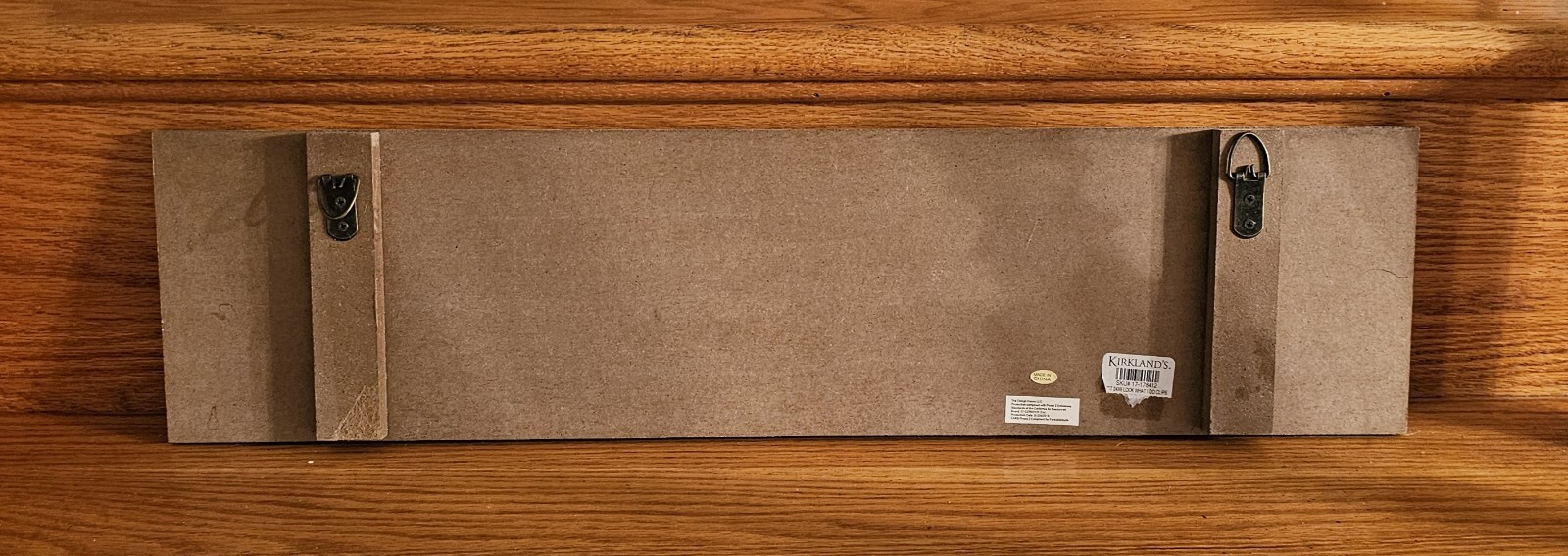 The Design House “Look What I Did”Clips Hang Artwork Display 24×6” Ready To Hang