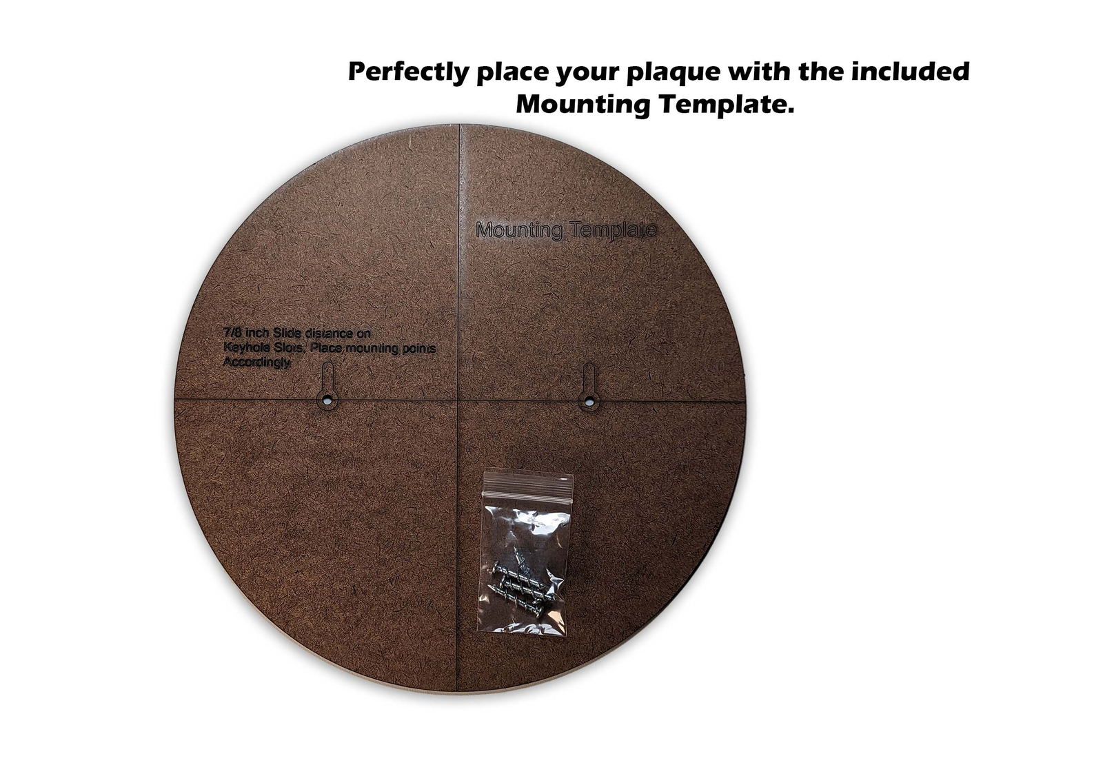 Premium Circular Red Oak Plaque – Versatile Round Wooden Blank