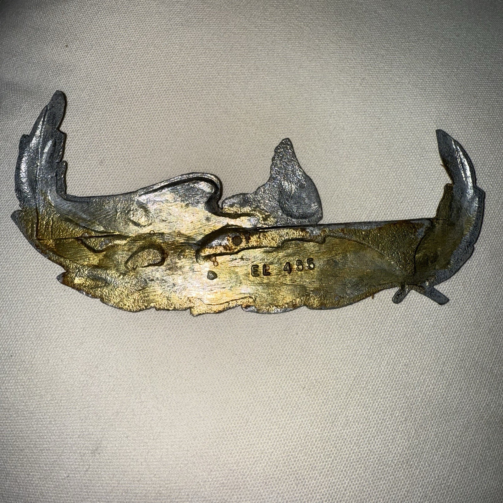 American Bald Eagle Scroll Cast Metal Freedom Flyer 7″ x 3″ Door Plaque Vintage