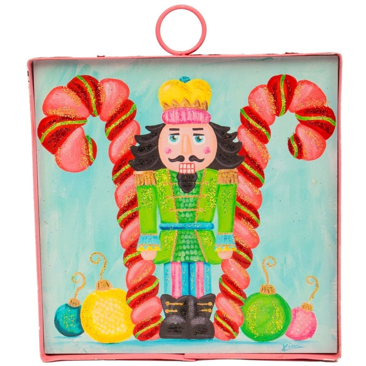 The Round Top Collection Mini Gallery Merry & Bright Nutcracker 6x6x1
