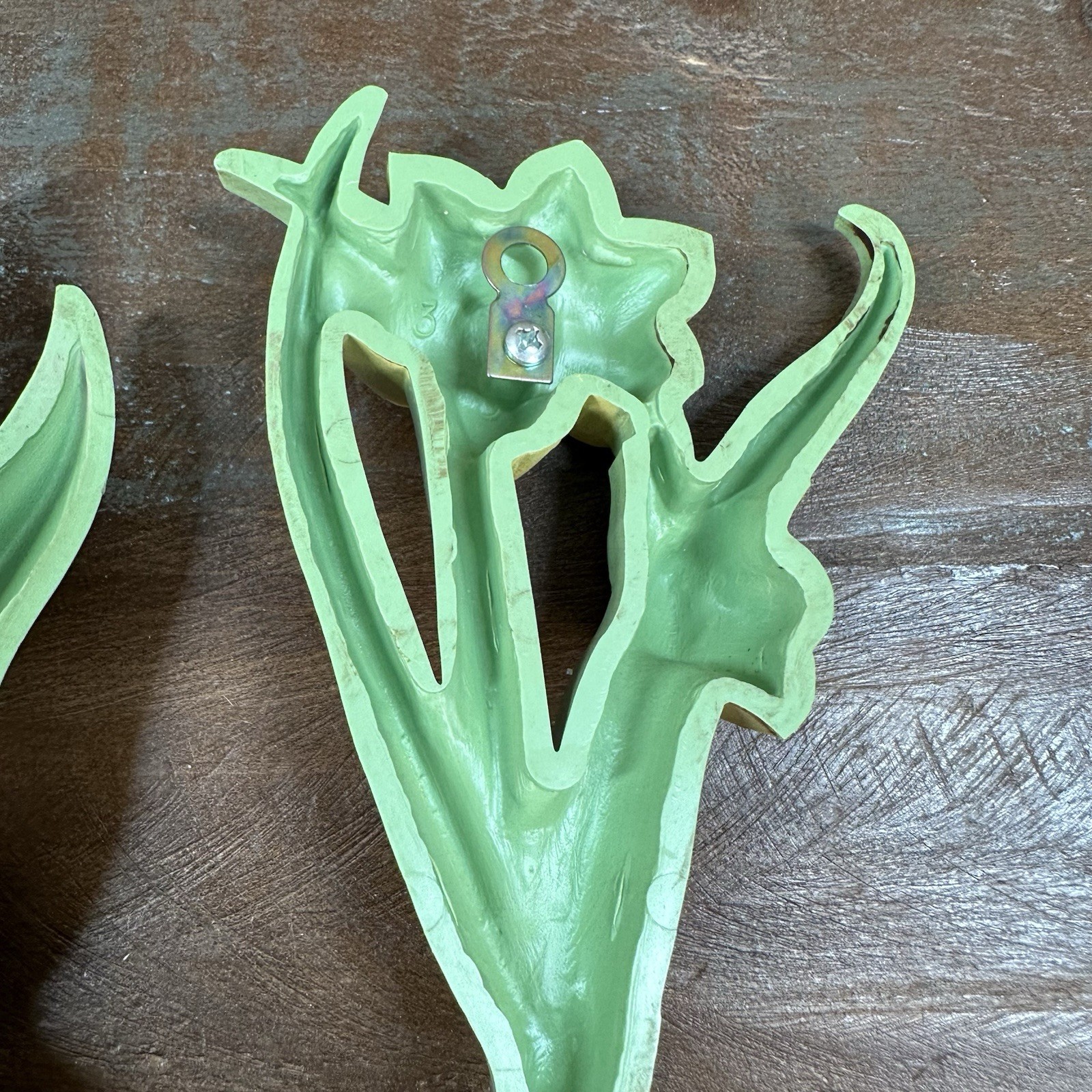 Vintage Homco Plastic Flower In Pots Wall Plaques / Wall Décor Made in USA 8”