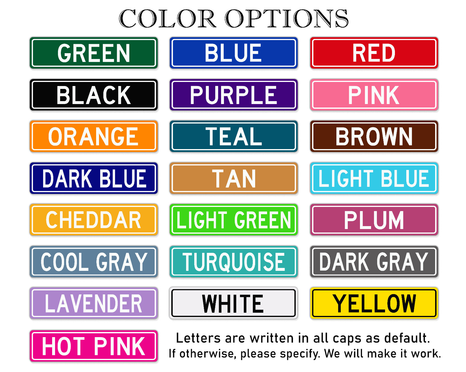 Custom Name Sign Aluminum Street Sign Personalized Sign Plate New Vintage ACW01