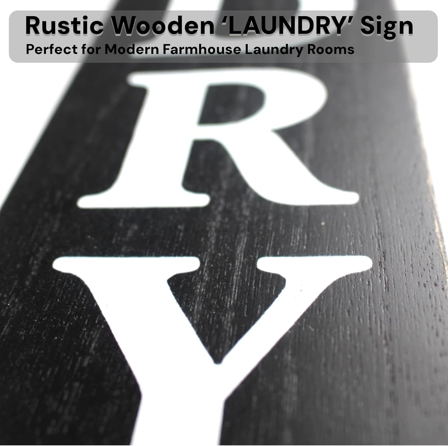 Laundry Room Sign 24In*4In Large Wooden Vertical Laundry Room Decor for Laundry