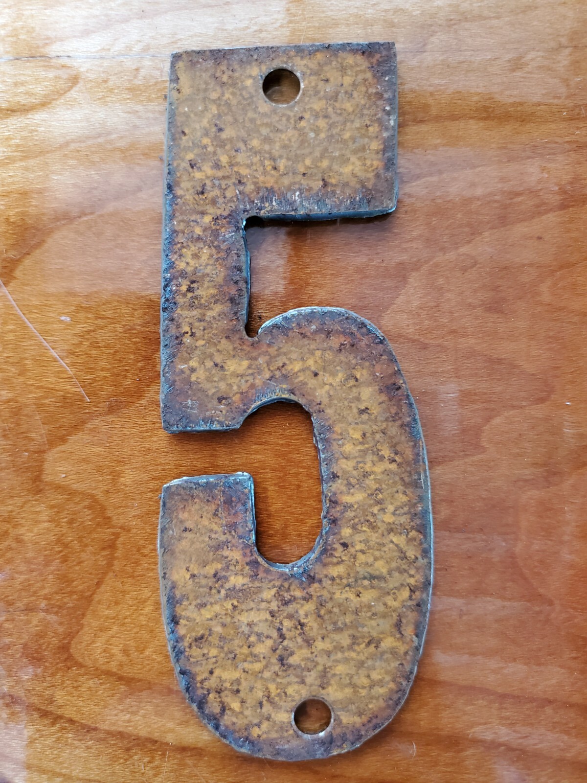Western Rusty Steel Metal Letters & Numbers – 4inch Modern Antique Rustic Décor