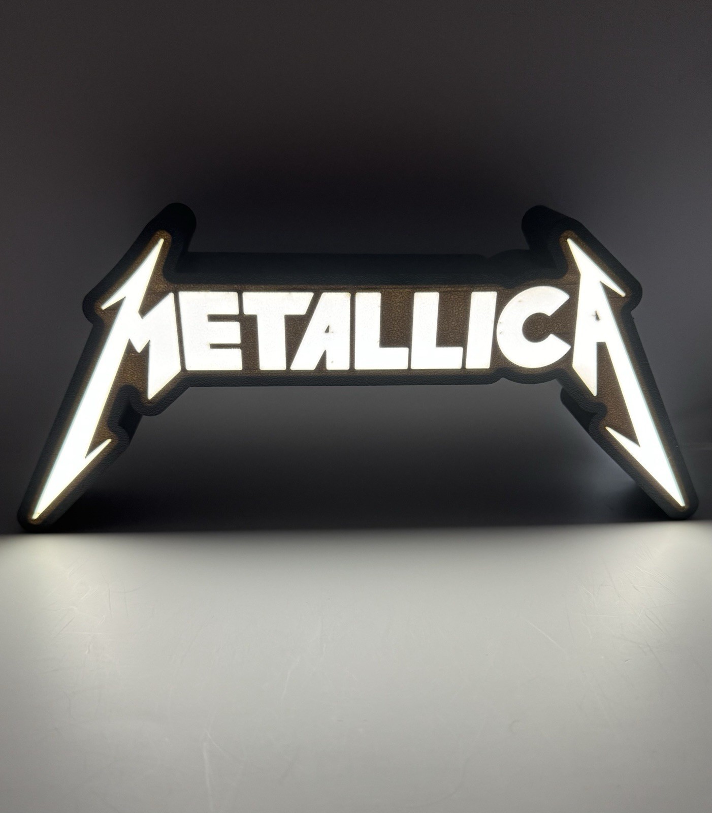 Metallica – Light Up LED Sign Rock Metal Master Of Puppets Black Album Concert