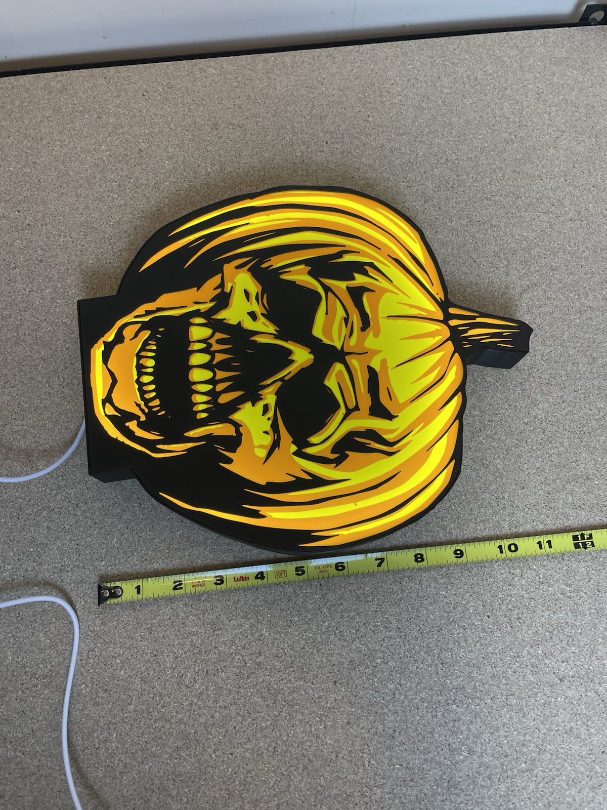 Halloween Light Box Sign