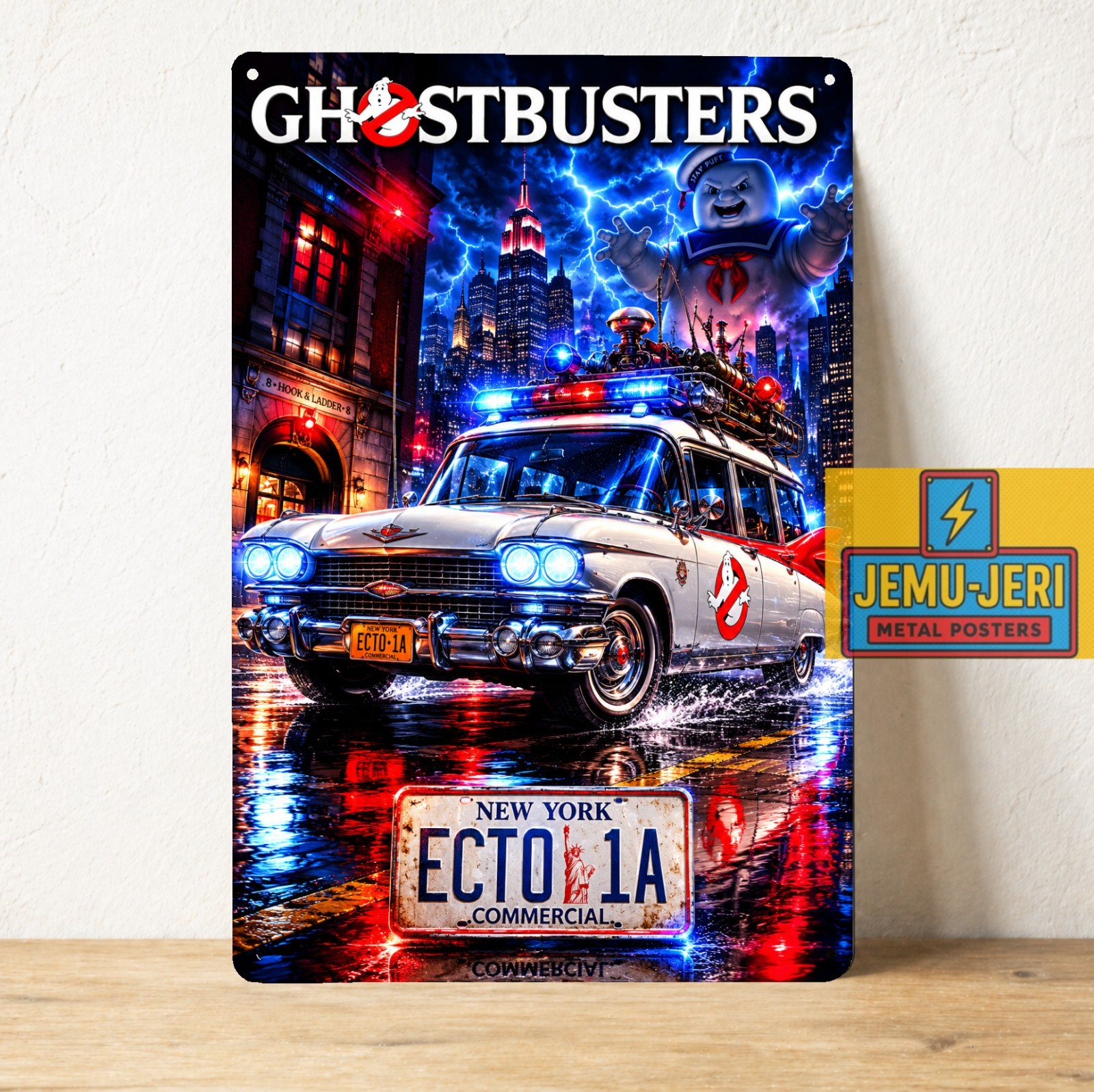 Ghostbusters Movie Metal Poster -Tin Sign- Size 8*12inch