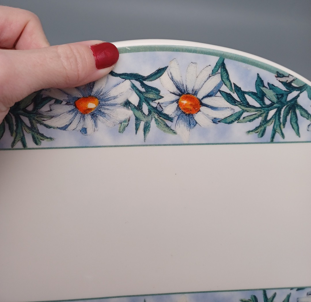 Olive Street Pottery Floral Ceramic Oval Custom Address Welcome Plaque