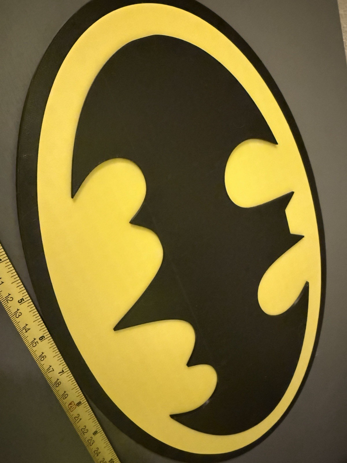 BATMAN WALL PLAQUE COMIC MOVIE LARGE 3D PRINTED TRUSTED SELLER