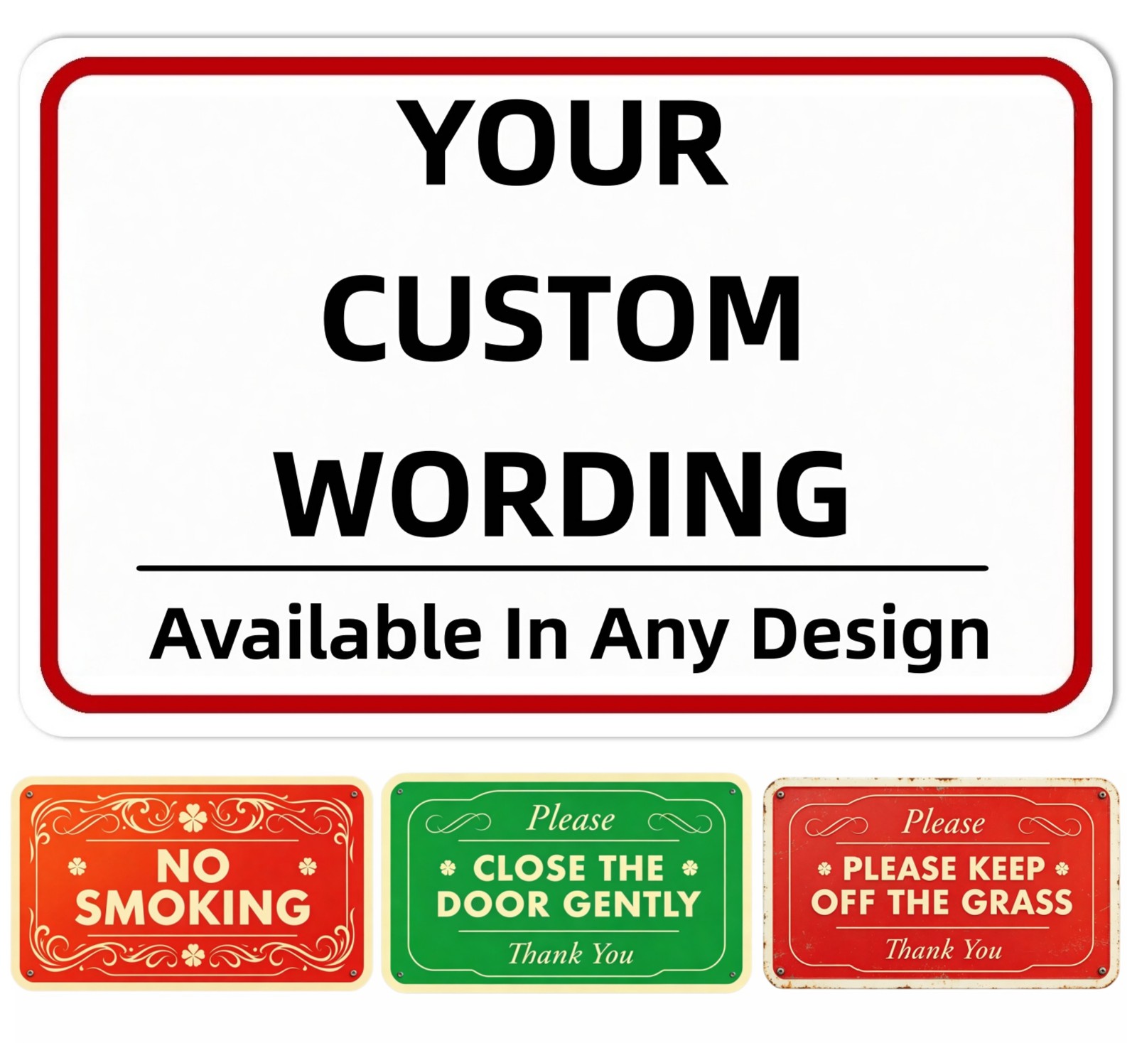 Personalized Custom Metal Tinplate Sign Decor for Outdoor，Indoor, Home ，Yard