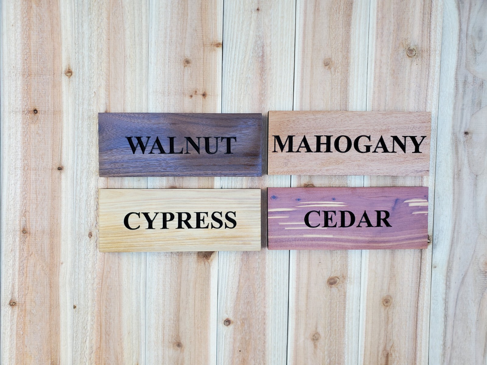 Custom Family Last Name Sign Rustic Carved Outdoor Indoor Wood Wall Art Plaque
