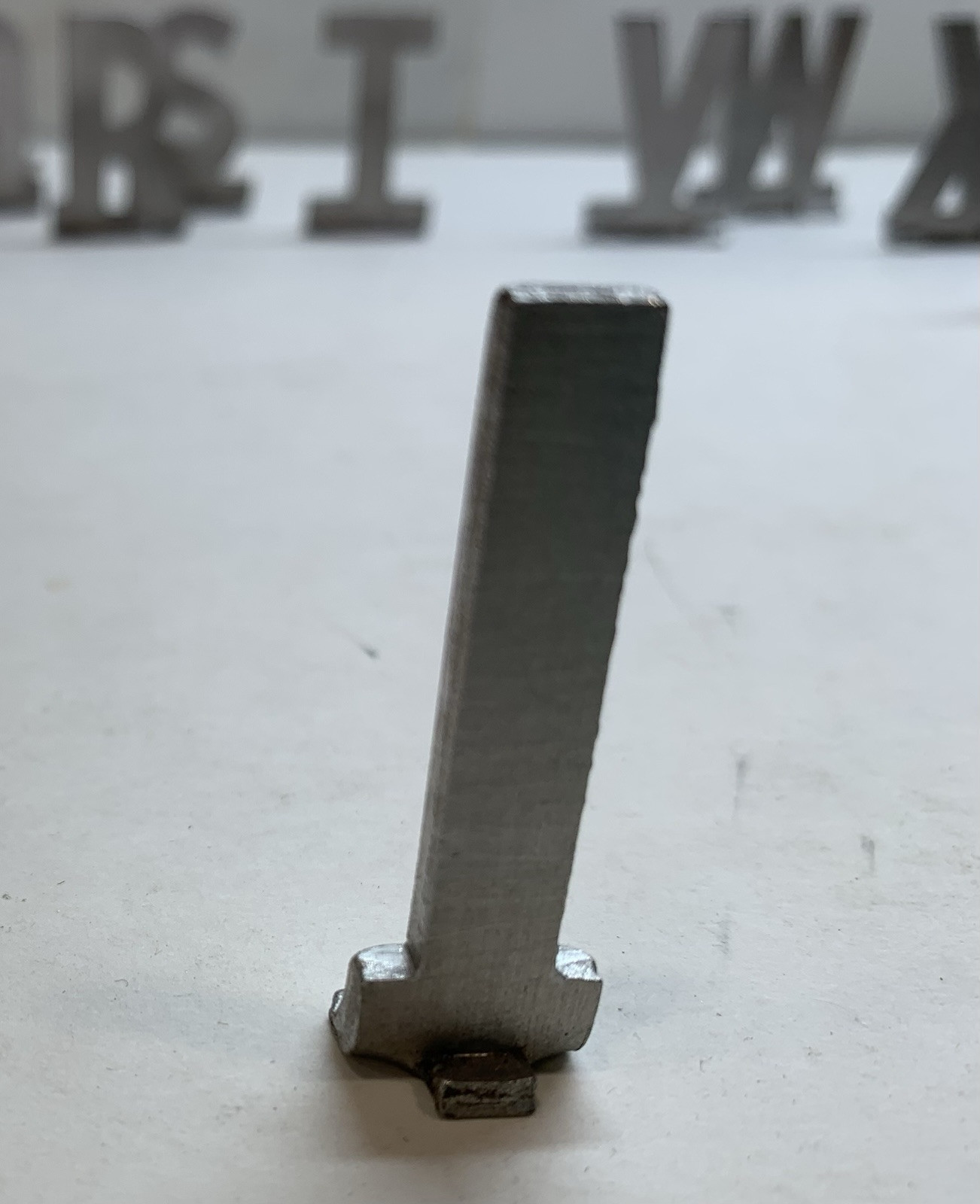 A-Z & Dun-Mor Mailbox Track Letters Aluminum Vtg You Choose Name Initials Metal