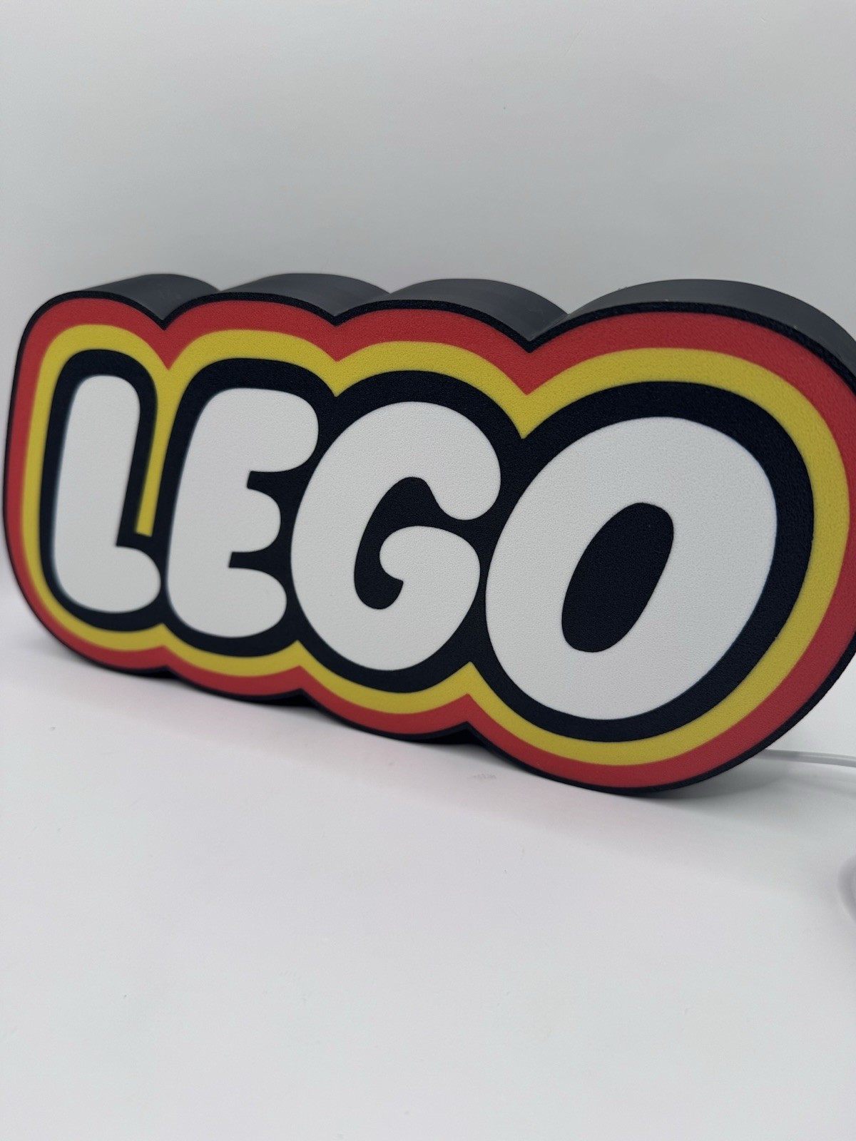 LEGO Lego Bricks – Light Up LED Neon Sign Minifigs Set Sealed Outline