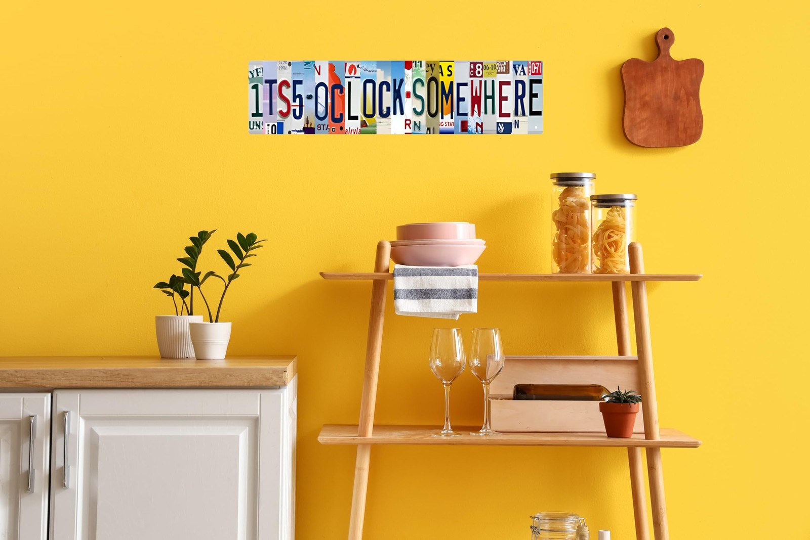 Tin Sign Wall Decor Bar Signs For Its 5 16 x 4 in, 5 O’Clock