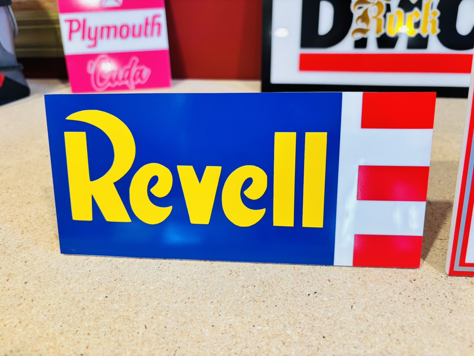 TamiyaRC Models Acrylic & Vinyl Sign (NOT Cheap Tin/NO Crummy Printing!)