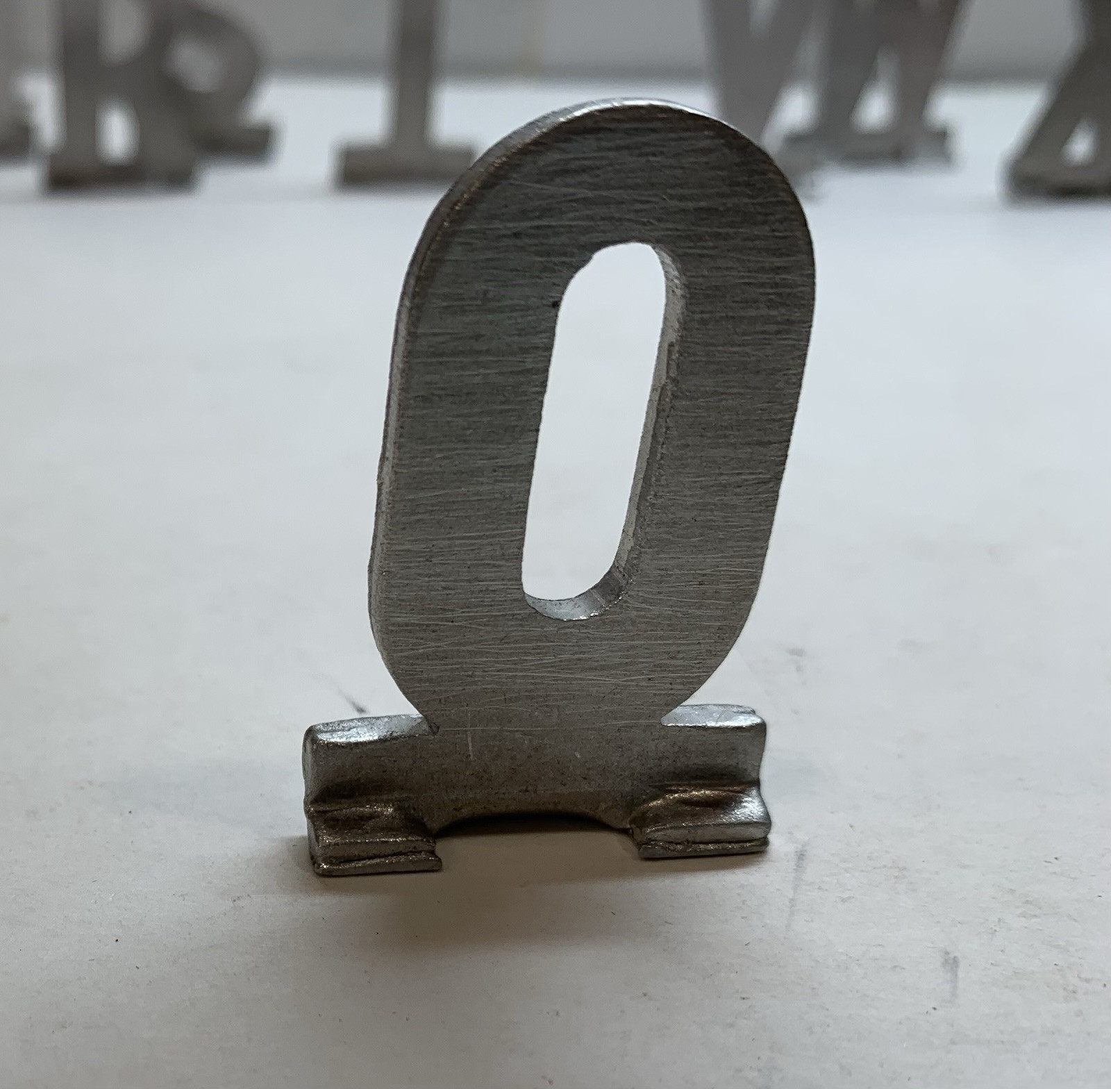 A-Z & Dun-Mor Mailbox Track Letters Aluminum Vtg You Choose Name Initials Metal