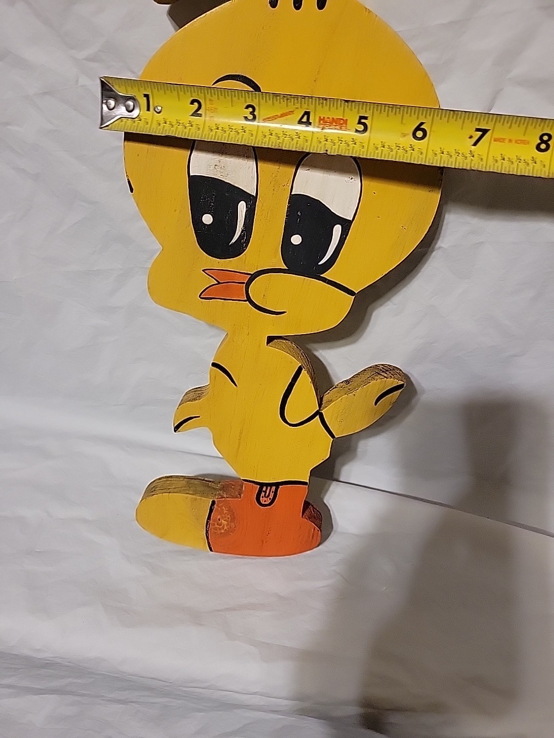 Vintage Wooden Tweety Bird Wall Art/Decor Outdoor Yard Handmade Preowned