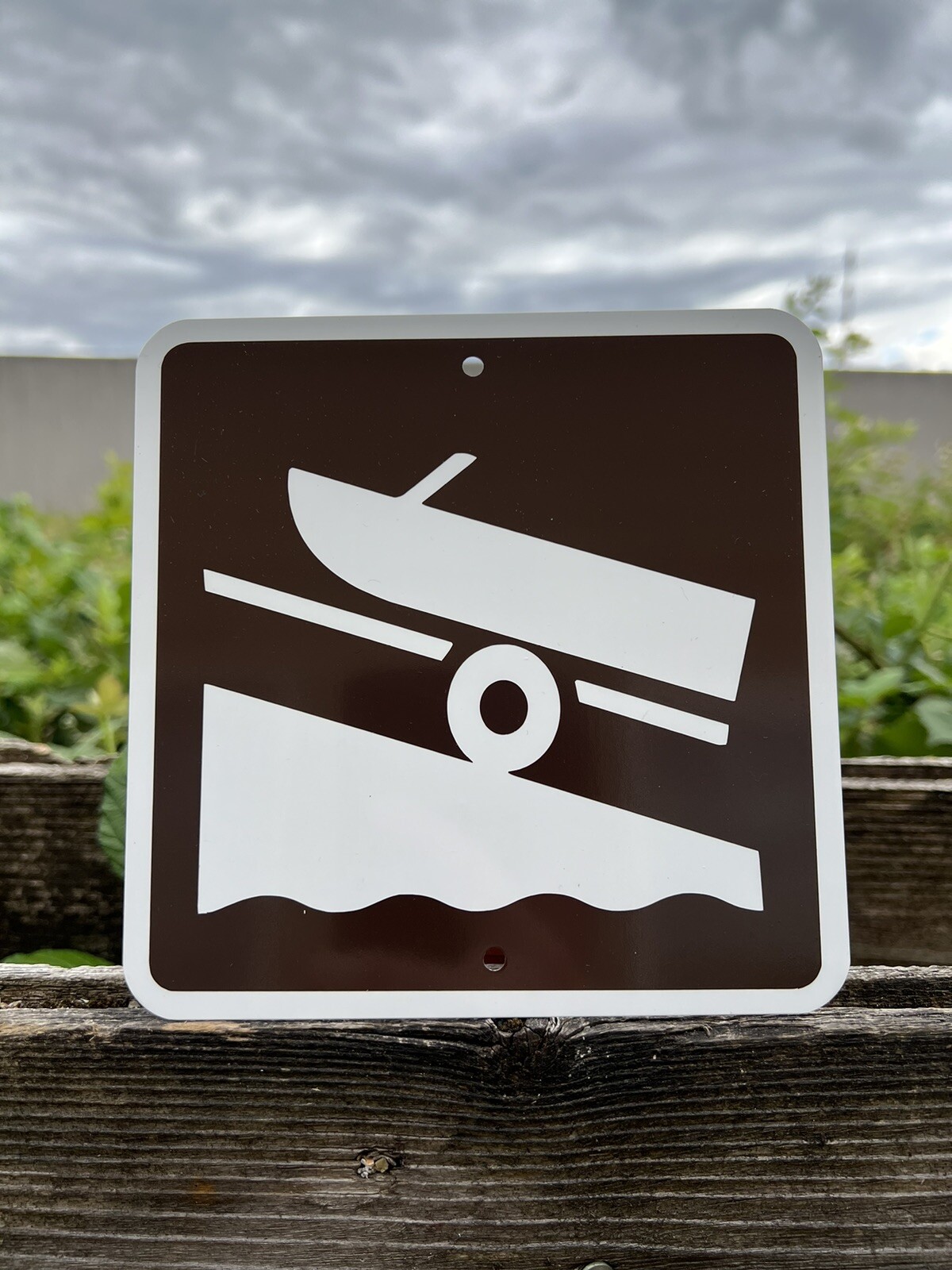 Boat Launch Metal Parks & Recreation Lake River Sign 6″x6″ NEW