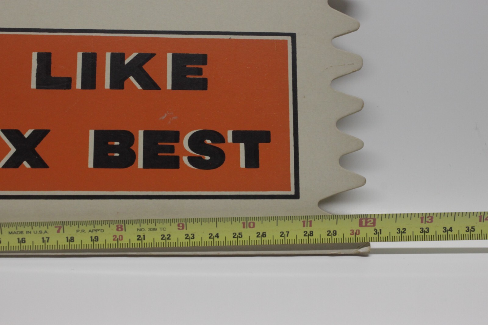 Vintage “Of All My Relations….I Like Sex Best” Sign funny humor adult