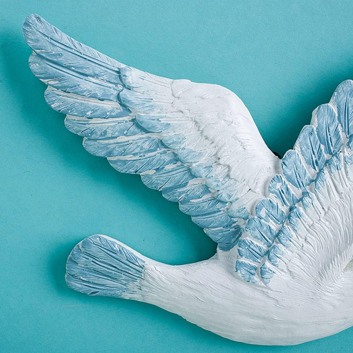 Coastal Seagulls Wall Decor-3Pcs Resin Nautical Nordic Birds Beach Relax Mediter