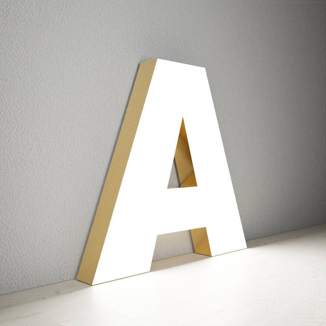 Custom 3D Channel Letters Sign LED Frontlit Storefront & Indoor/Outdoor Signage