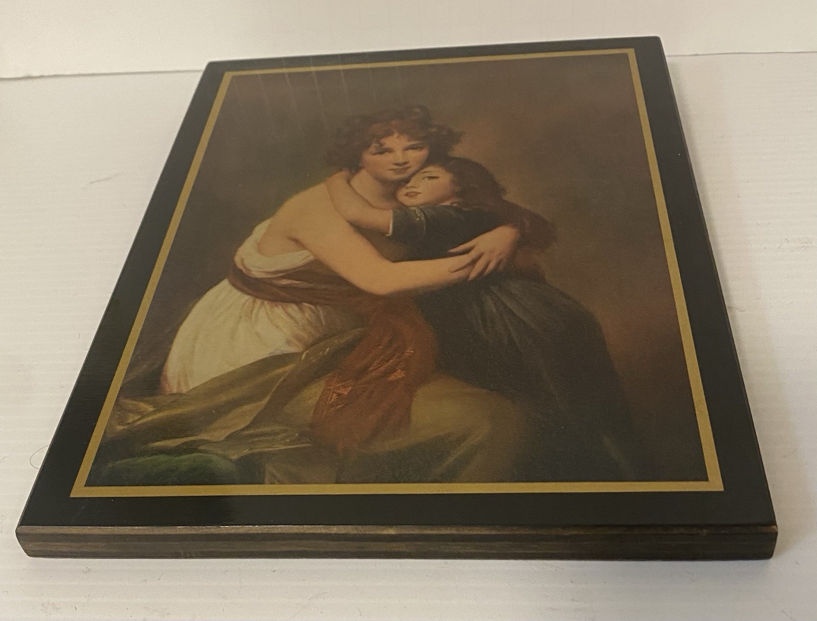 Wood And Print Madame LE Brun And Daughter Wood Plaque Home Decor Mother Child