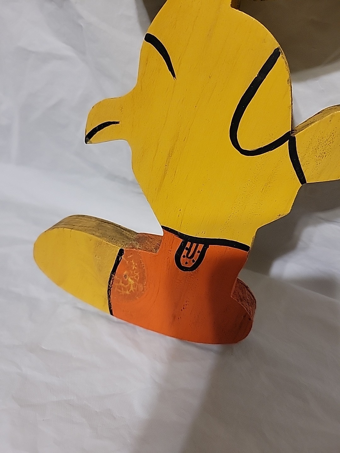 Vintage Wooden Tweety Bird Wall Art/Decor Outdoor Yard Handmade Preowned