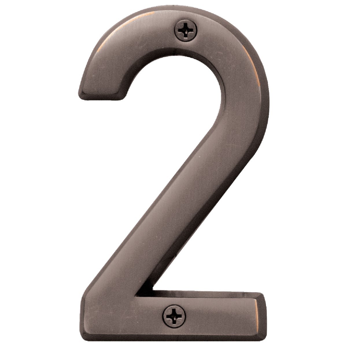 Hy-Ko Series 4 In. Oil Rubbed Bronze House Number Two BR-42OWB/2 Hy-Ko Series