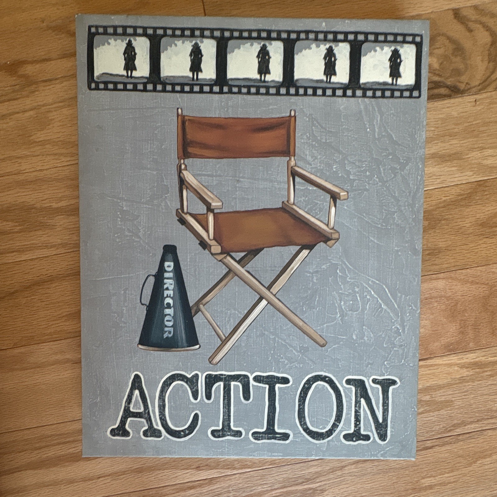 Hollywood Movie Film Themed Decorative Plaque Set
