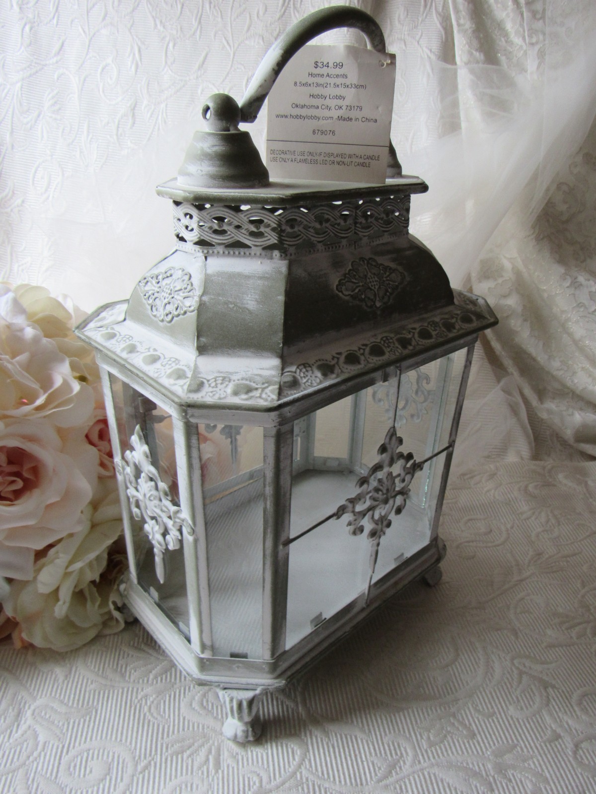 Lantern,Whitewashed Decor,Sage,Patina,Green Decor,centerpiece,Easter,Boho,NEW