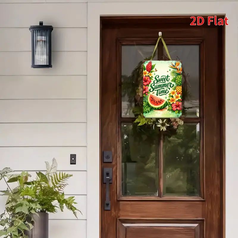 20X30Cm Metal Sign: Sweet Summer Days Wall Decor