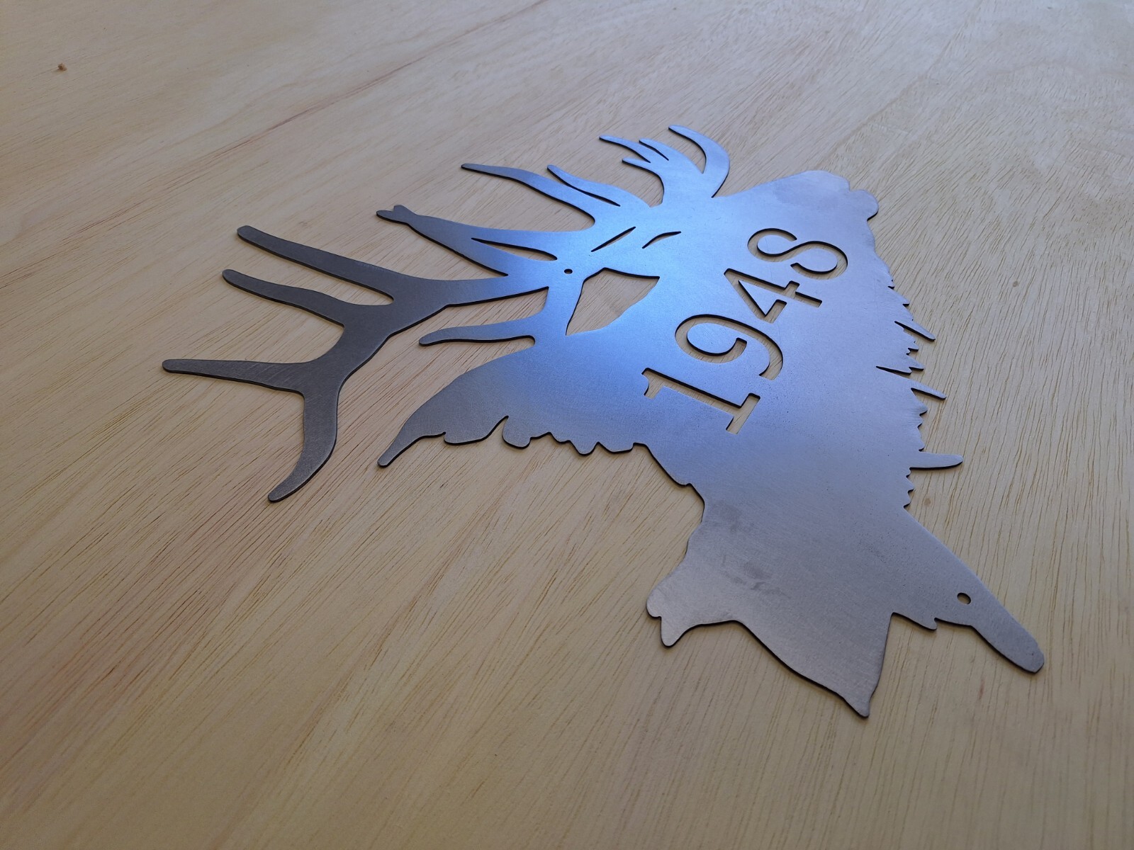 Elk Address sign Custom Steel Hunting Outdoor Home Number