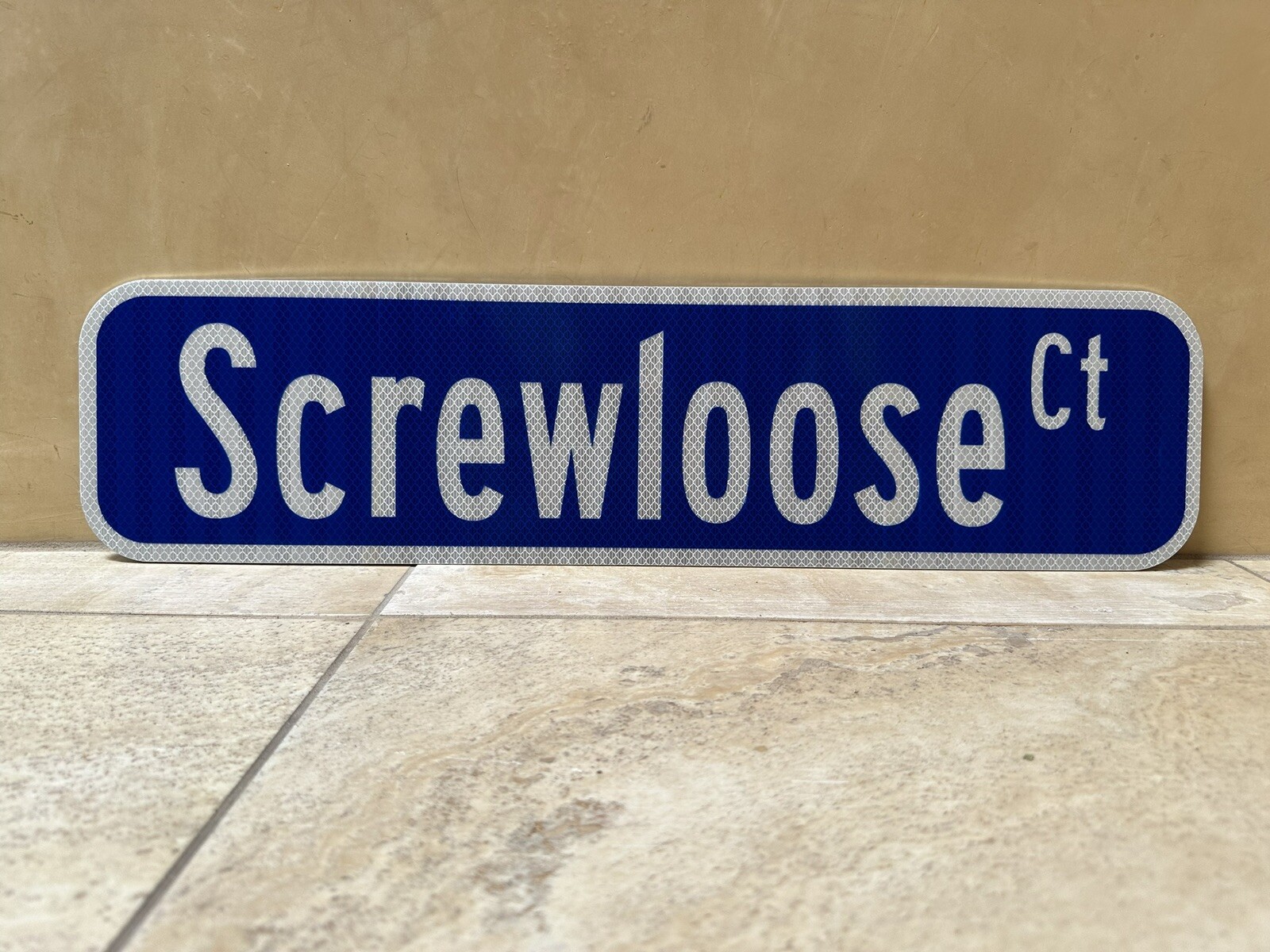 CUSTOM STREET NAME SIGN (Single/Double Sided) 24″x6″ 3M HIP Reflective Aluminum