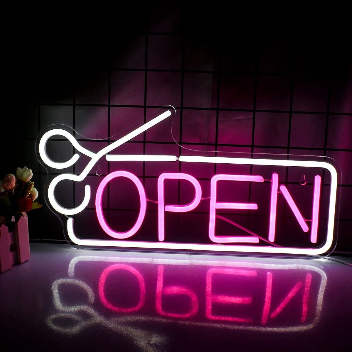 Custom Neon Sign for Salon & Bar | Personalized Name Sign | Custom LED Wall Sign