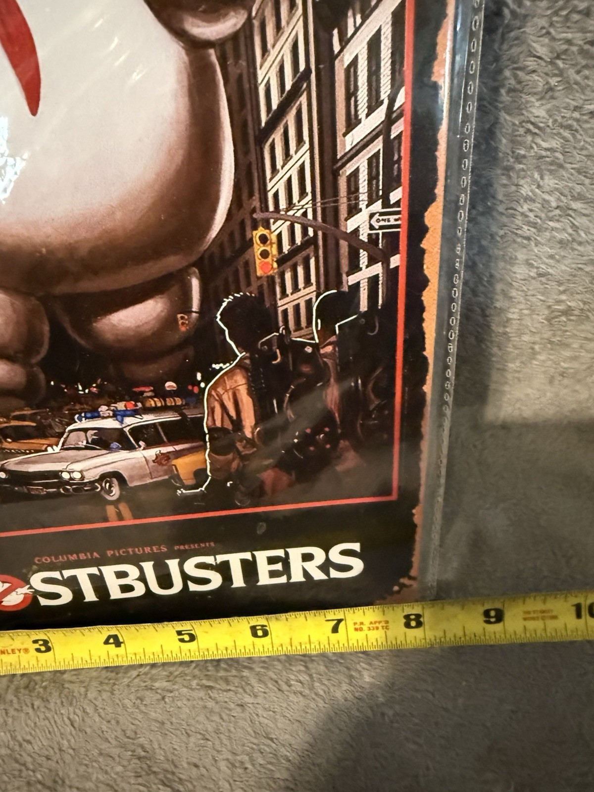 Ghostbusters Stay Puft Poster Metal Tin Sign Wall Hanging 8”x12”