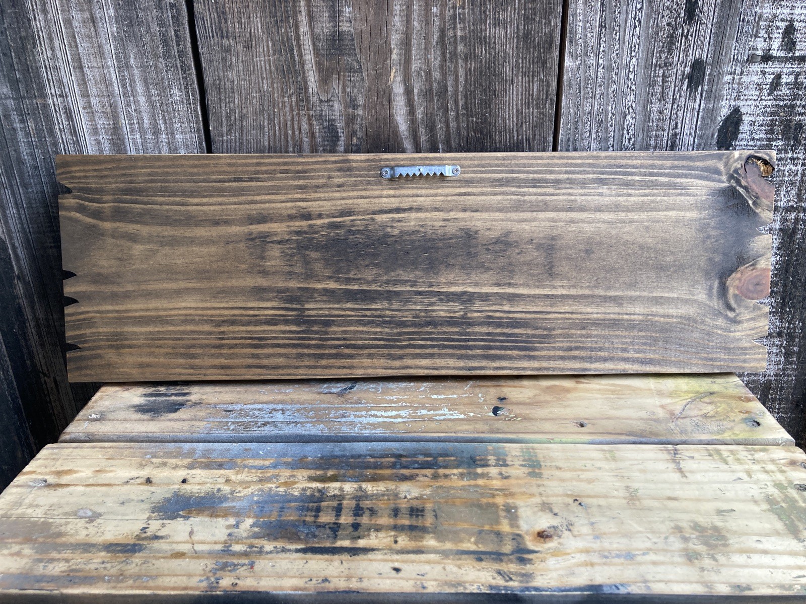 Halloween Salem Witch Broom Wooden Sign Carved Rustic Antique Look