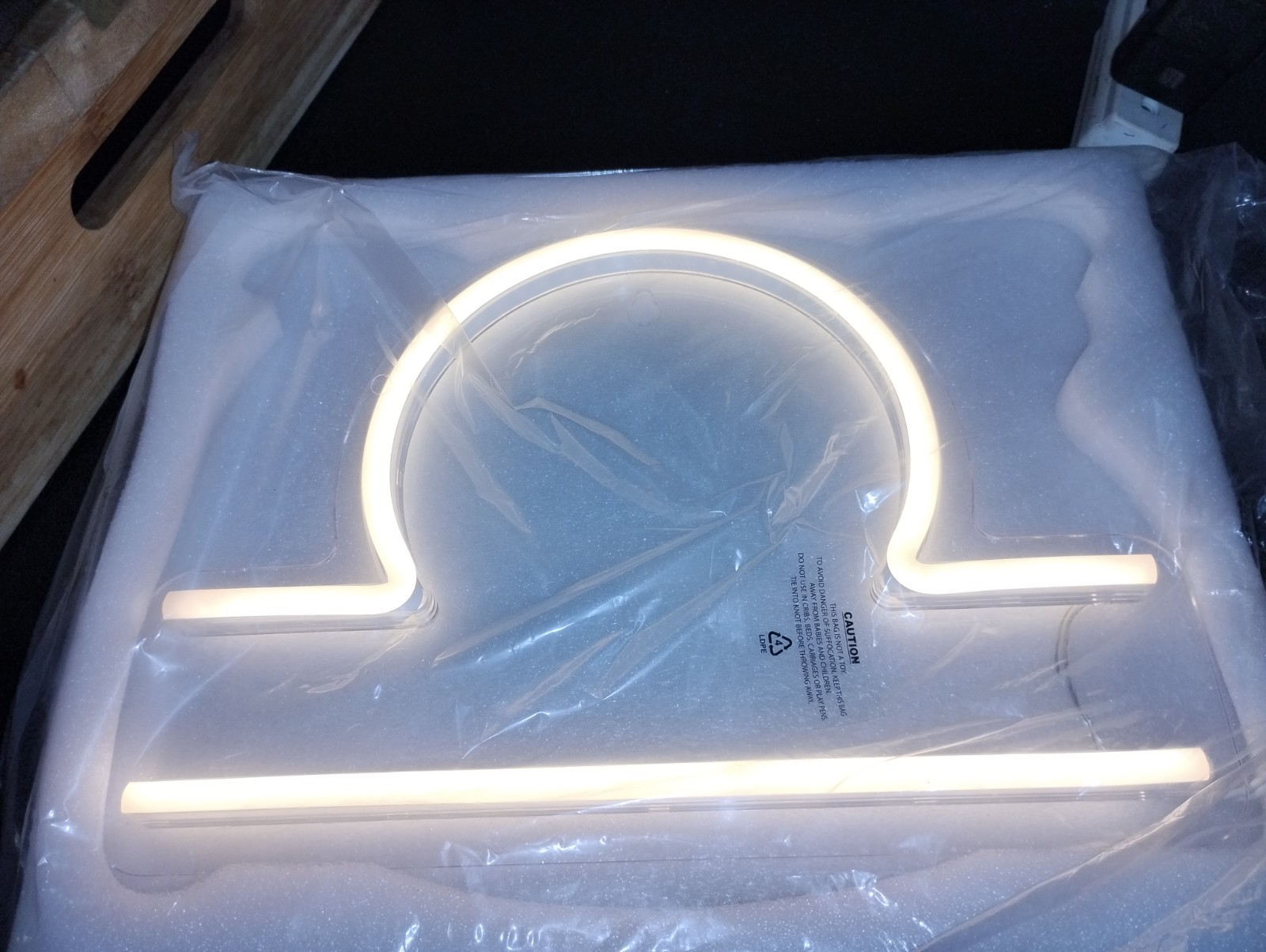 constellation designs Libra neon wall decor
