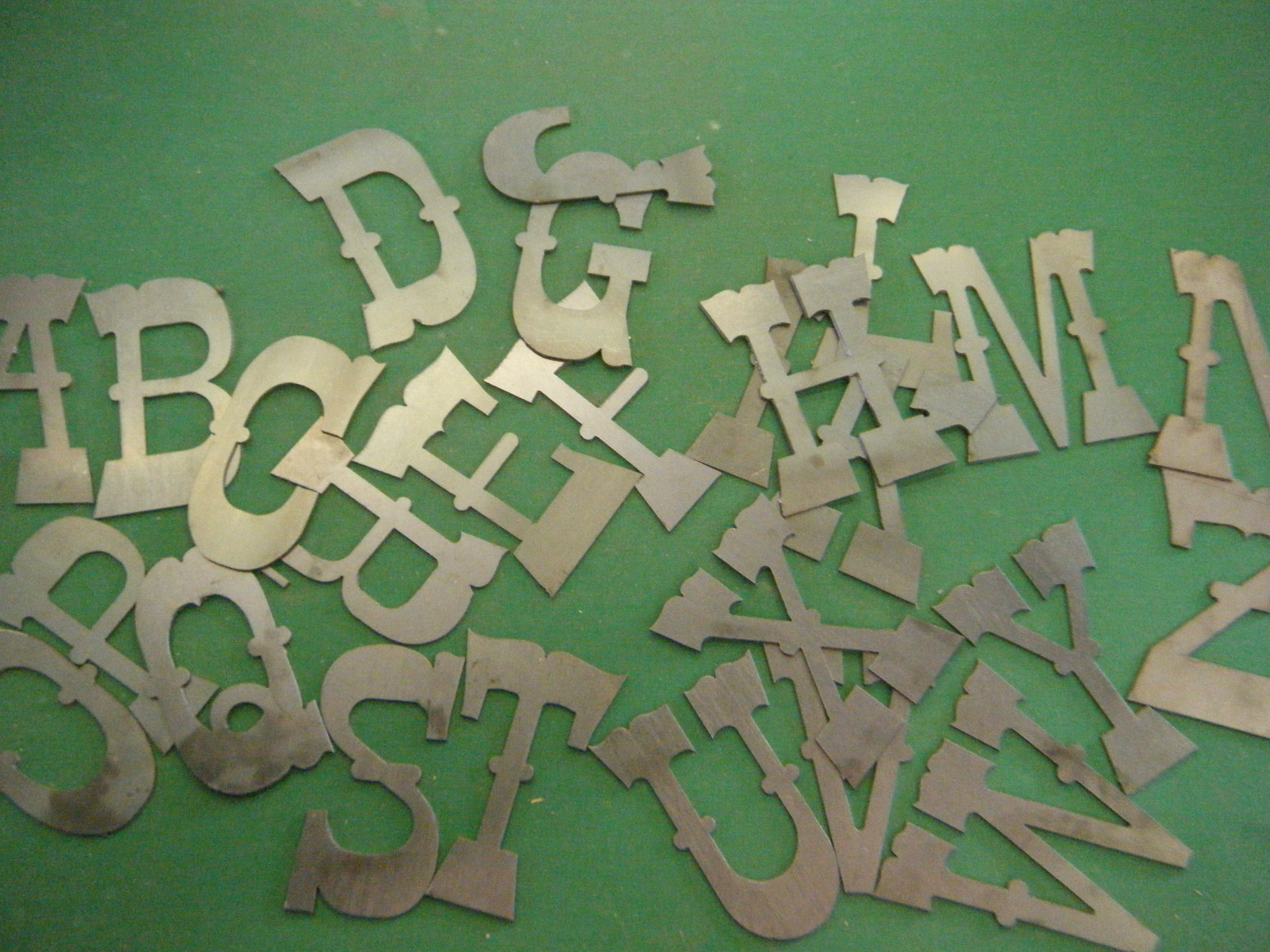 Western style 5″ Metal Letters