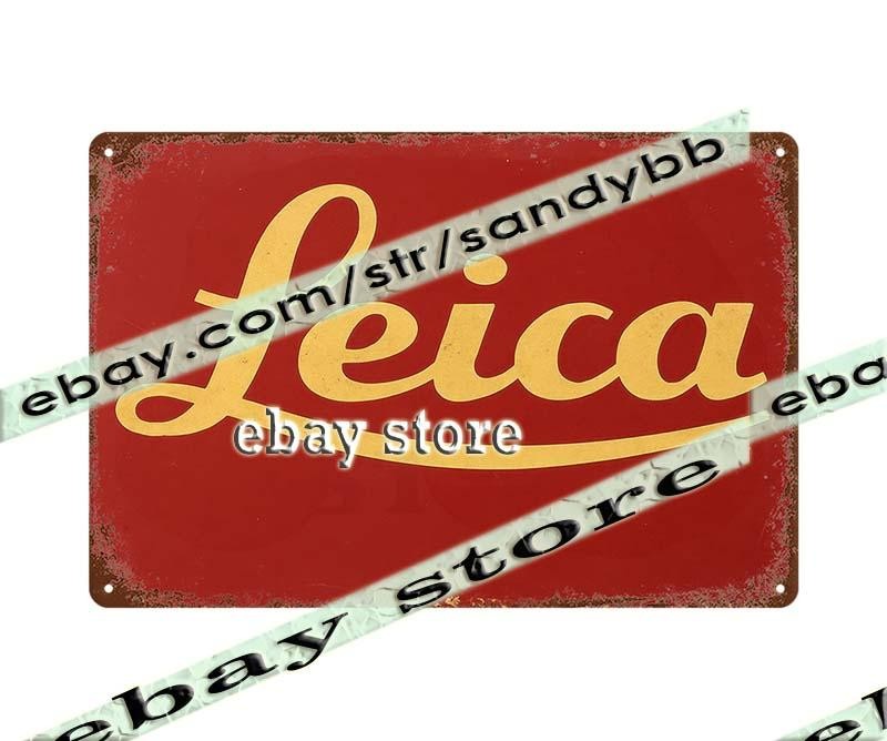 1930s Leitz Leica FILCA Reloadable Film Cassette tin sign