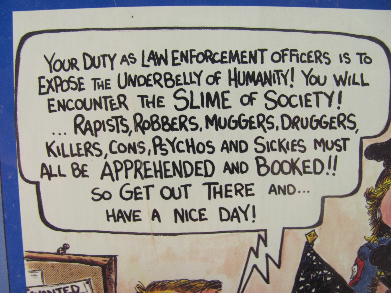 Frank A. Jones “You Think Being A Cop is Easy?” The Print Mill 1983
