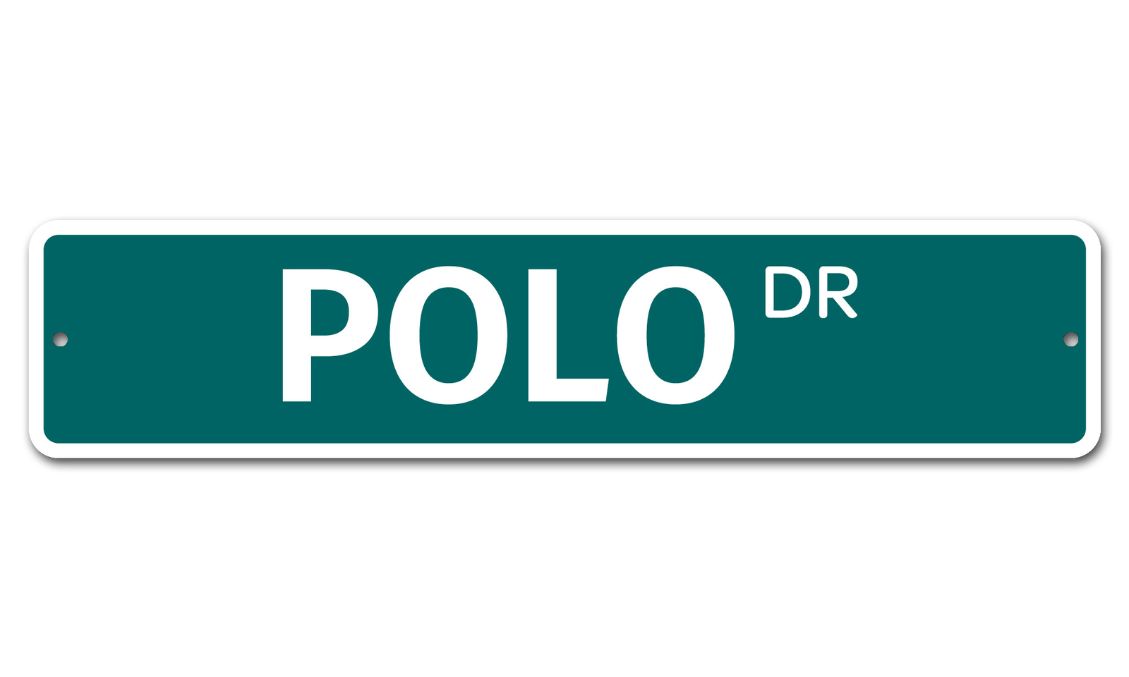 7029 SS Polo 4″ x 18″ Novelty Street Sign Aluminum